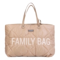 Geantă de voiaj Childhome FAMILY BAG PUFFERED crem