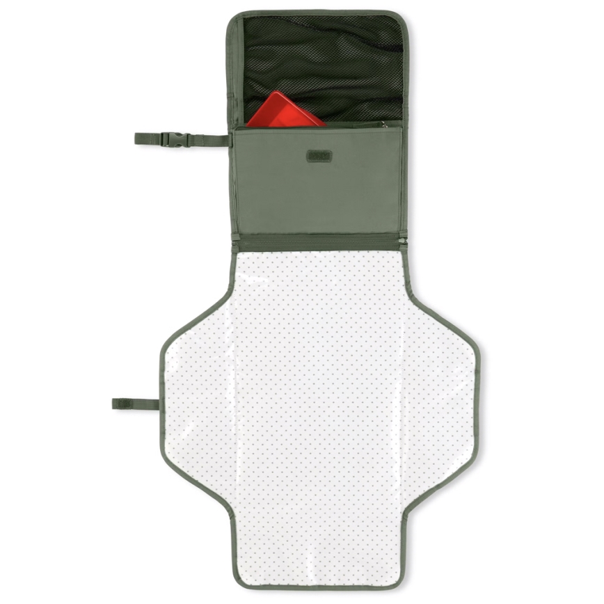 Geantă și covoraș de înfășat de voiaj 2 în 1 Skip Hop PRONTO verde