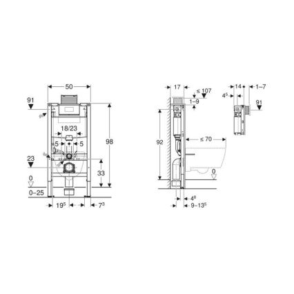 Geberit 115.063.21.1 - Suport pentru bețișor DuoFresh