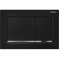 Geberit 115.080.KM.1 - Plăcuță de acționare Omega30 21,2x14,2 cm negru/crom lucios