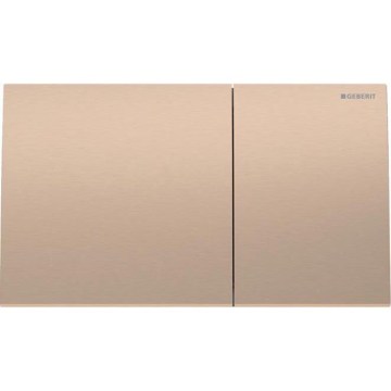 Geberit 115.622.QB.1 - Placă de acționare Sigma70, 25x14,6 cm, roșu-auriu periat