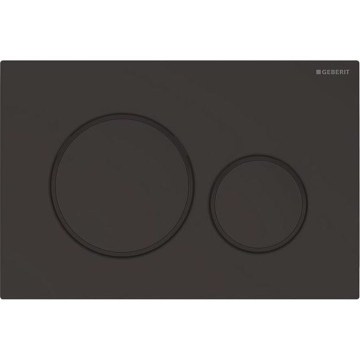 Geberit 115.882.16.1 - Plăcuță de acționare Sigma20 24,6 x 16,4 cm, negru mat