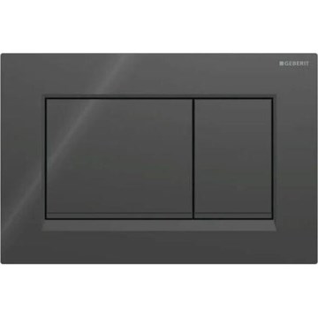 Geberit 115.883.DW.1 - Placă de acționare Sigma30, 24,6x16,4 cm, negru