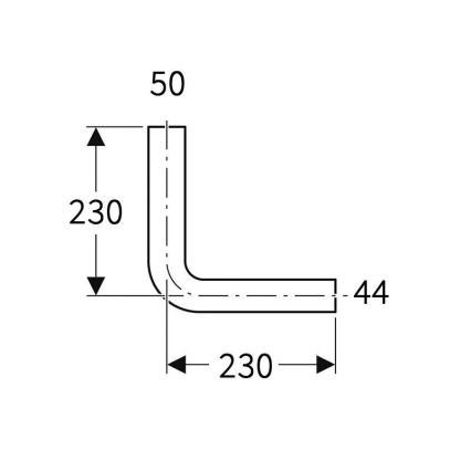 Geberit 118.003.11.1 - cot de evacuare 90° alb alpin