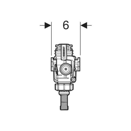 Geberit 240.705.00.5 - Ventil de umplere pentru rezervor WC aparent Tip 383
