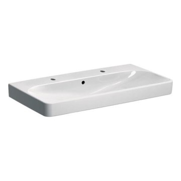 Geberit 500.252.01.1 - Lavoar dublu suspendat Smyle Square 90 x 48 cm, ceramică, alb
