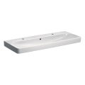 Geberit 500.253.01.1 - Lavoar dublu suspendat Smyle Square 120 x 48 cm, ceramică, alb