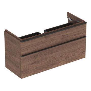 Geberit 500.355.JR.1 - Dulap pentru lavoar Smyle Square 61,7x118,4 cm, nuc