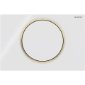 Geberit Placă de acționare Sigma10 24,6x16,4 cm alb/auriu - 115.758.KK.5