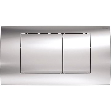Geberit Placă de acționare Twinline30 115.899.KH.1, 34 x 18,5 cm, crom lucios/crom mat
