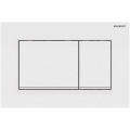 Geberit Sigma30 - Placă de comandă, 24,6 x 16,4 cm, albă - 115.883.11.1