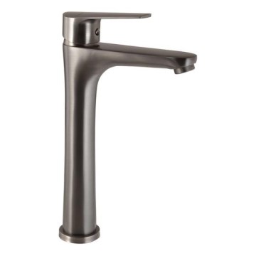 Gedy - Baterie lavoar COMO, 29 cm, gri metalizat