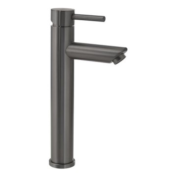 Gedy - Baterie pentru lavoar ALTO, 28,5 cm, gri metalizat