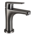 Gedy - Baterie pentru lavoar COMO, 19,6 cm, gri metalic