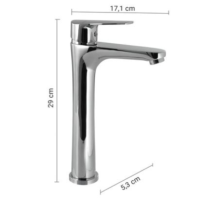 Gedy - Baterie pentru lavoar COMO 29 cm, crom lucios