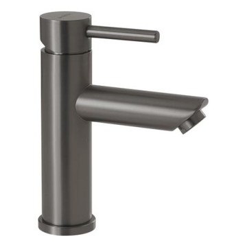 Gedy - Baterie pentru lavoar GARDA, 18 cm, gri metalizat