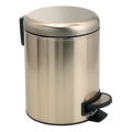 Gedy - Coș de gunoi POTTY 3 l, cu închidere silențioasă, auriu mat