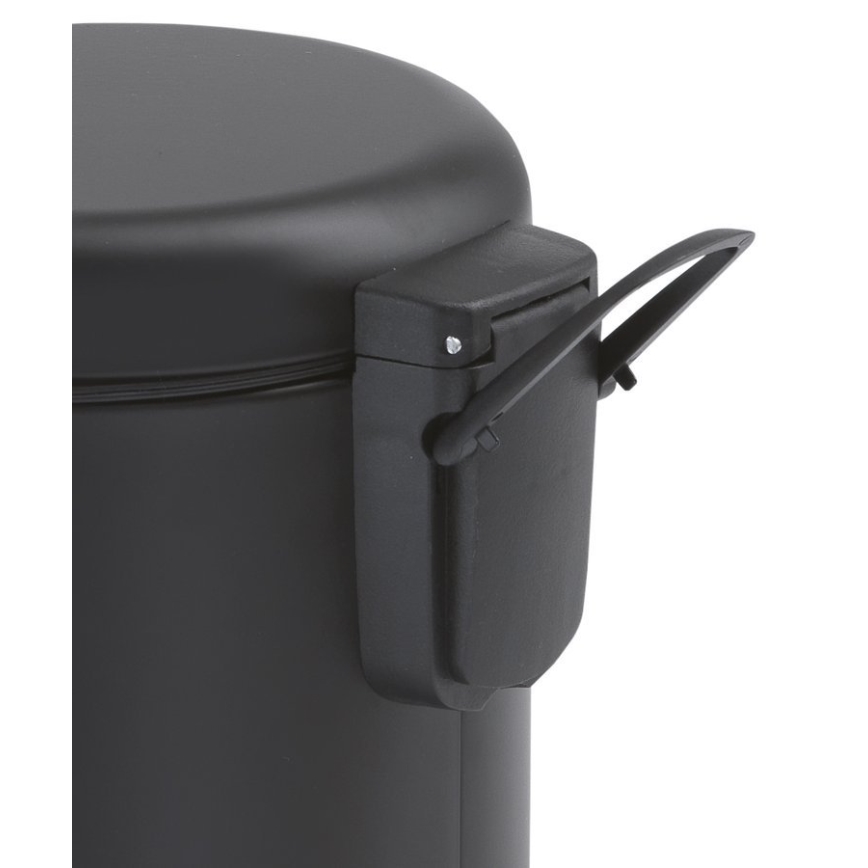 Gedy - Coș de gunoi POTTY 3 l cu închidere silențioasă, negru mat