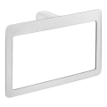 Gedy - Cuier de perete pentru prosoape PIRENEI 15x23 cm crom lucios