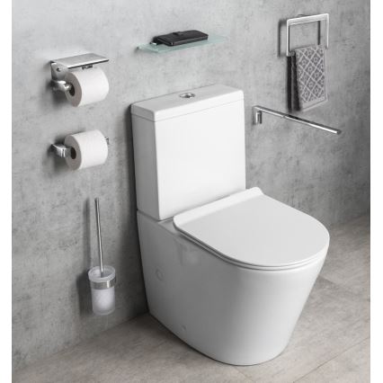 Gedy - Cuier de perete pentru prosoape PIRENEI 15x23 cm crom lucios