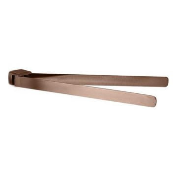Gedy - Cuier de perete rotativ pentru prosoape PIRENEI, 36 cm, bronz