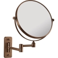 Gedy GAIA - oglindă cosmetică de perete, bronz