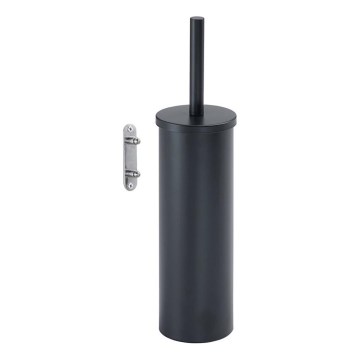 Gedy - Perie WC de perete PIRENEI, negru mat