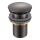 Gedy - Scurgere pentru lavoar CLICK-CLACK, pr. 6,6 cm, gri metalizat