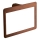 Gedy - Suport de perete pentru prosoape PIRENEI 15x23 cm bronz