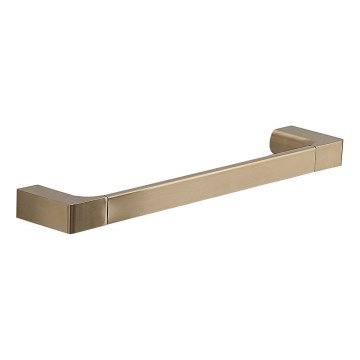 Gedy - Suport de perete pentru prosoape PIRENEI 6,6x35 cm auriu mat