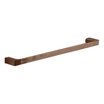 Gedy - Suport de perete pentru prosoape PIRENEI, 60 cm, finisaj bronzat
