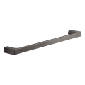 Gedy - Suport de prosoape de perete PIRENEI 6,6 x 60 cm, gri metalic