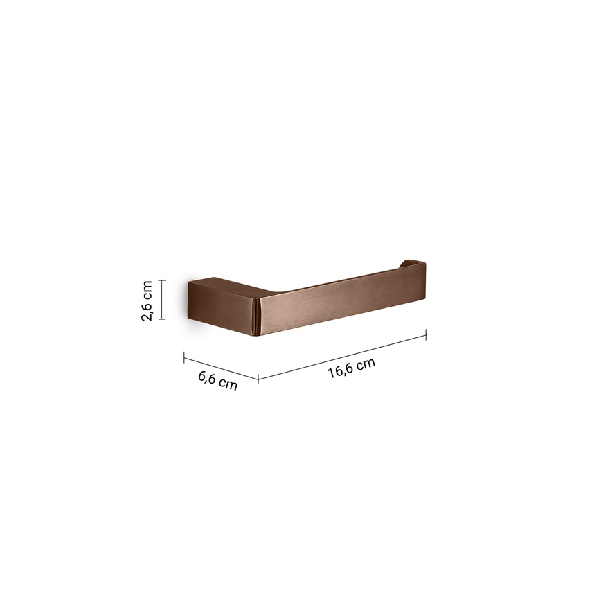 Gedy - Suport pentru hârtie igienică PIRENEI, bronz