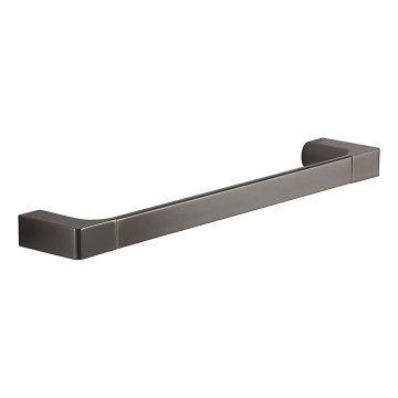 Gedy - Suport pentru prosoape de perete PIRENEI, 6,6x35 cm, gri metalizat