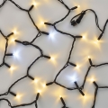 Ghirlandă conectabilă 100xLED/10m IP44 alb rece/alb cald negru