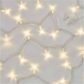 Ghirlandă conectabilă 50xLED/5m IP44 alb cald alb