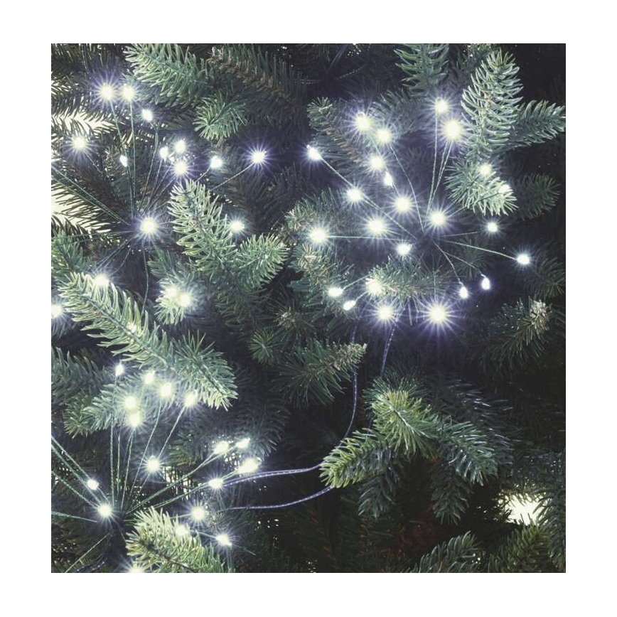 Ghirlandă cu 150 LED-uri, 5,35 m, alb rece