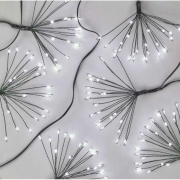 Ghirlandă de Crăciun cu 450 LED, 8+3 m, alb rece