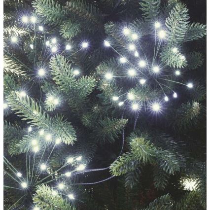 Ghirlandă de Crăciun cu 450 LED, 8+3 m, alb rece
