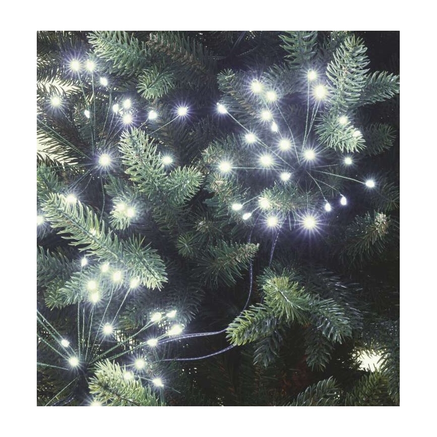 Ghirlandă de Crăciun cu 450 LED, 8+3 m, alb rece