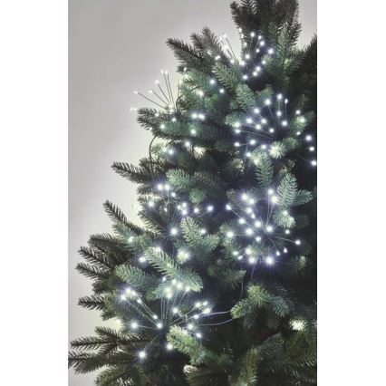 Ghirlandă de Crăciun cu 450 LED, 8+3 m, alb rece