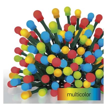 Ghirlandă de Crăciun cu 480 LED / 8 funcții, 53 m, IP44, multicoloră