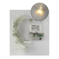Ghirlandă de Crăciun cu LED, 20xLED/2 funcții, 2,4 m, alb cald