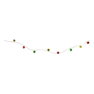 Ghirlandă de Crăciun cu LED, 40 LED, alimentare 3x AA, 4,3 m, alb cald