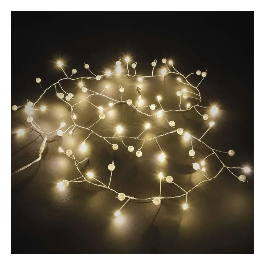 Ghirlandă de Crăciun LED 40xLED/3xAA 1,5 m alb cald