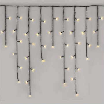 Ghirlandă de Crăciun LED pentru exterior 200 x LED/8 moduri 8,6 m IP44 alb cald