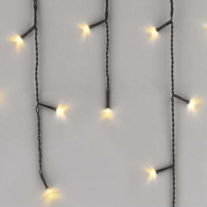 Ghirlandă de Crăciun LED pentru exterior 200 x LED/8 moduri 8,6 m IP44 alb cald