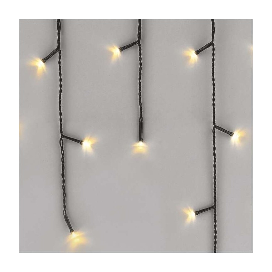 Ghirlandă de Crăciun LED pentru exterior 200 x LED/8 moduri 8,6 m IP44 alb cald