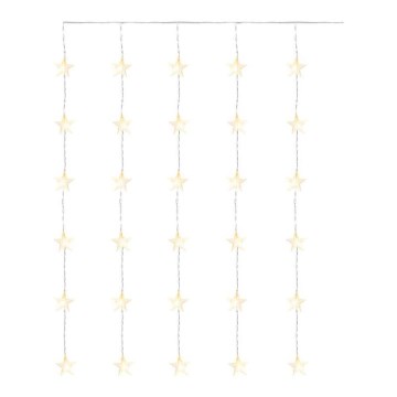 Ghirlandă de Crăciun pentru exterior 30xLED/3,9m IP44 stele