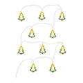 Ghirlandă decorativă cu 10 LED-uri, alimentare 2xAA, 1,6 m, alb cald